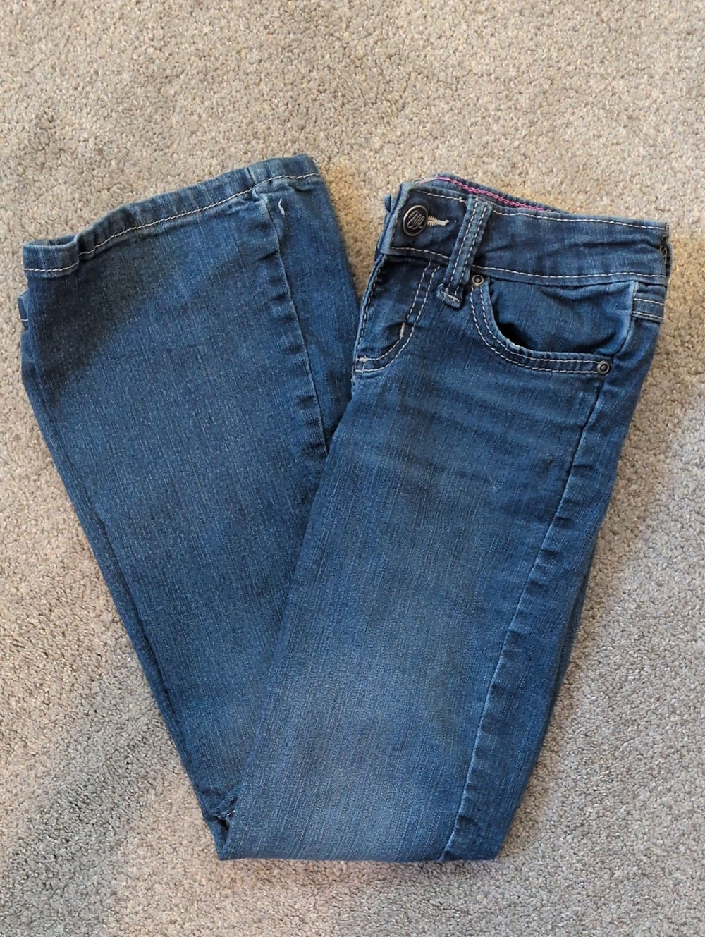 Wrangler Girls Dark Blue Denim Jeans